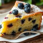 100 Calorie Blueberry Ricotta Cake Recipe